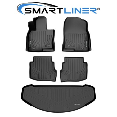 SMARTLINER Custom Fit Floor Mats Cargo Liner Set 2020-2024 Mazda CX (Behind)