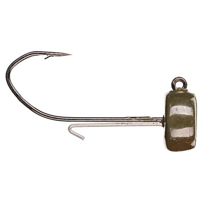 Strike King Jighead Ned Rig 1/16 Oz – 3 Pezzi Per Pesca Al Persico, Trota E Bass (Verde O Nero)