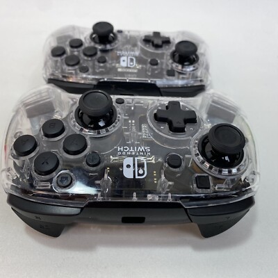 2X NINTENDO SWITCH AFTERGLOW WIRELESS SANS FIL CONTROLLER