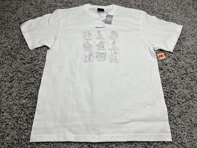 NEW Tokyo Disney Shirt Adult XL White Disney100 Mickey Mouse Peter Pan Tangled