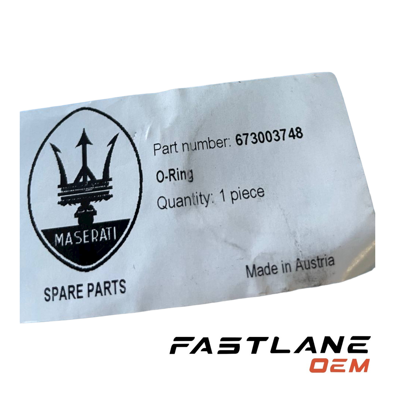 2007-2015 MASERATI QUATROPORTE O-RING NEW OEM 673003748