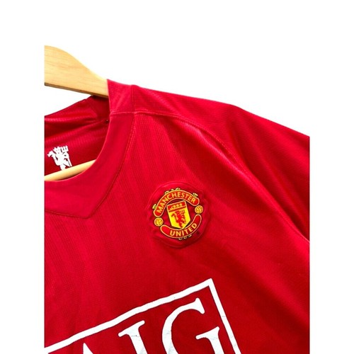 Nike Manchester United Football Club Team Home Soccer Jersey Sz Large 2000s Y2K - 第 4/9 張圖片