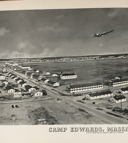 CAMP EDWARDS MASSACHUSETTS PHOTO PRINT WWII~Panorama~42” X 10.5”~~T - Picture 4 of 6