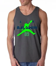 CHARCOAL Doug Baldwin Seattle Seahawks "Air Baldwin"   TANK-TOP