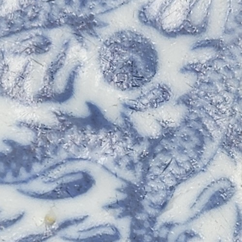 Blue White Rice Grain Pattern Dragon Dinner Plates (2) 25.5cm & Rice Bowls (2) - Bild 21 von 24