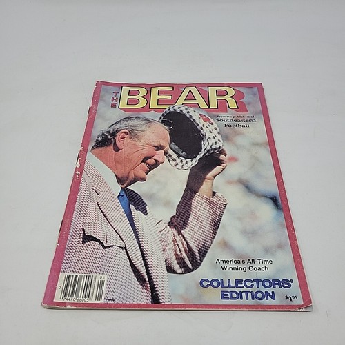 1981 The Bear Southeastern Football Collectors Edition Magazine Paul Bear Bryant
