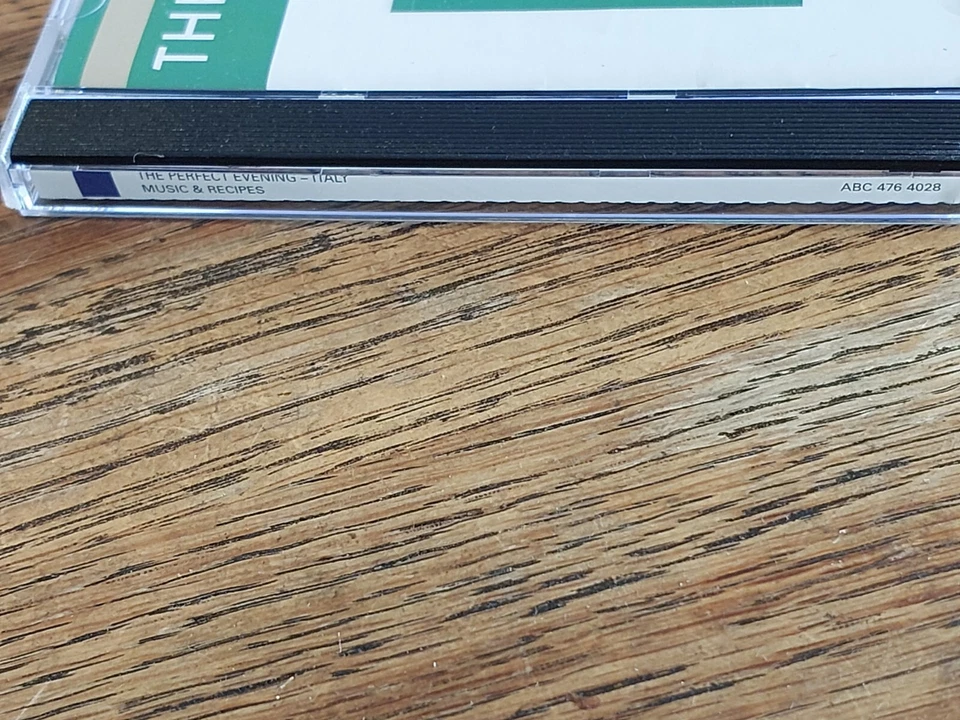 Italy The Perfect Evening Recipes And Music ABC Food Dining Soundtrack CD VGC - Изображение 2 из 4