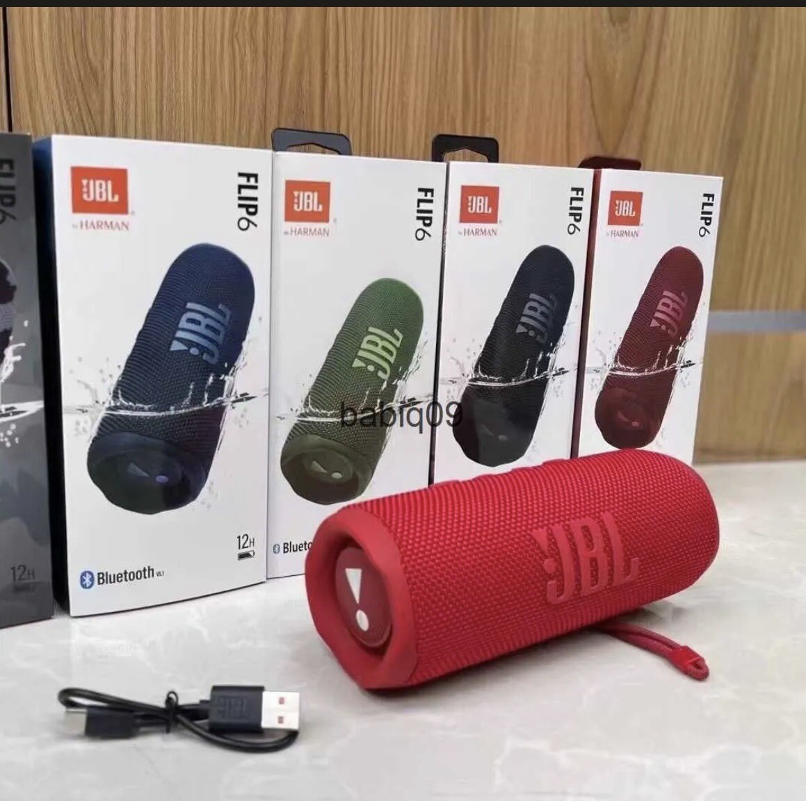 JBL Flip 6 Portable Speaker System (JBLFLIP6SQUADAM)