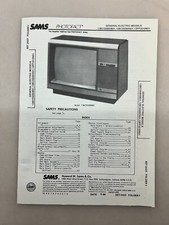 General Electric 13BC5509 13PF5510 Service Manual Sams Photofact Free Shipping