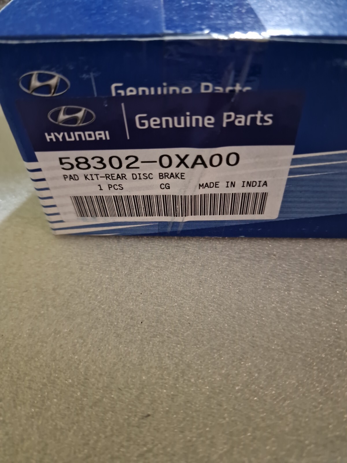 Hyundai I10 Rear Brake Pad Kit 583020XA00 for sale online eBay