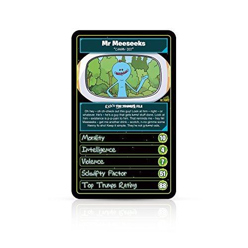 Top Trumps Rick And Morty Card Game - New & Sealed For 2+ Players