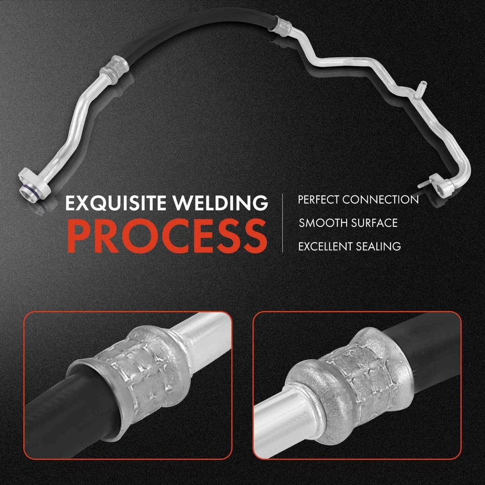 Línea de succión de manguera de refrigerante de aire acondicionado para Audi A3 S3 TT TTS Quattro Volkswagen Golf Foto 4 de 4