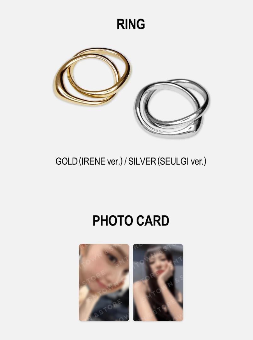 Red Velvet - IRENE & SEULGI TILT OFFICIAL GOODS MD RING SET