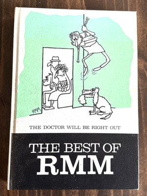 The Best of RMM Vintage 1971 Veterinary Humor Book Robert Miller DVM Hardcover