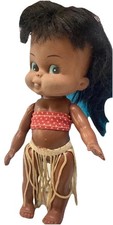 Hula Girl Doll, Vintage, Hawaii, Luau, Beach, Antique Car, Spring Break