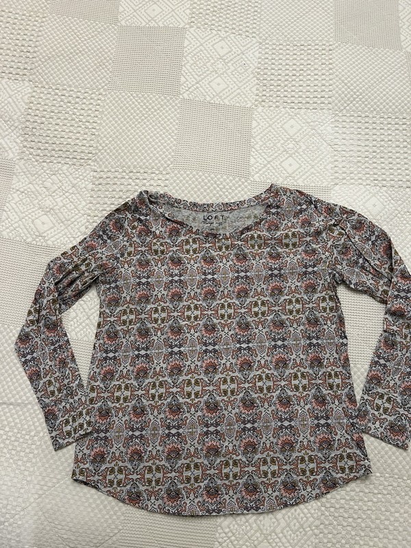 Lift Long Sleeve Top Tee Shirt Size L