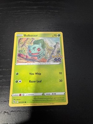 Bulbasaur 001/078 Common Pokemon GO Pokemon Near Mint