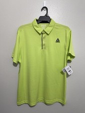 Reebok SS Performance Polo Sharp Green Moisture Management Sz XL NWT