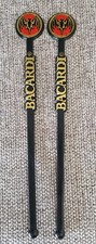 Pair of Bacardi Reusable Stirrers/Swizzle Sticks - Bat