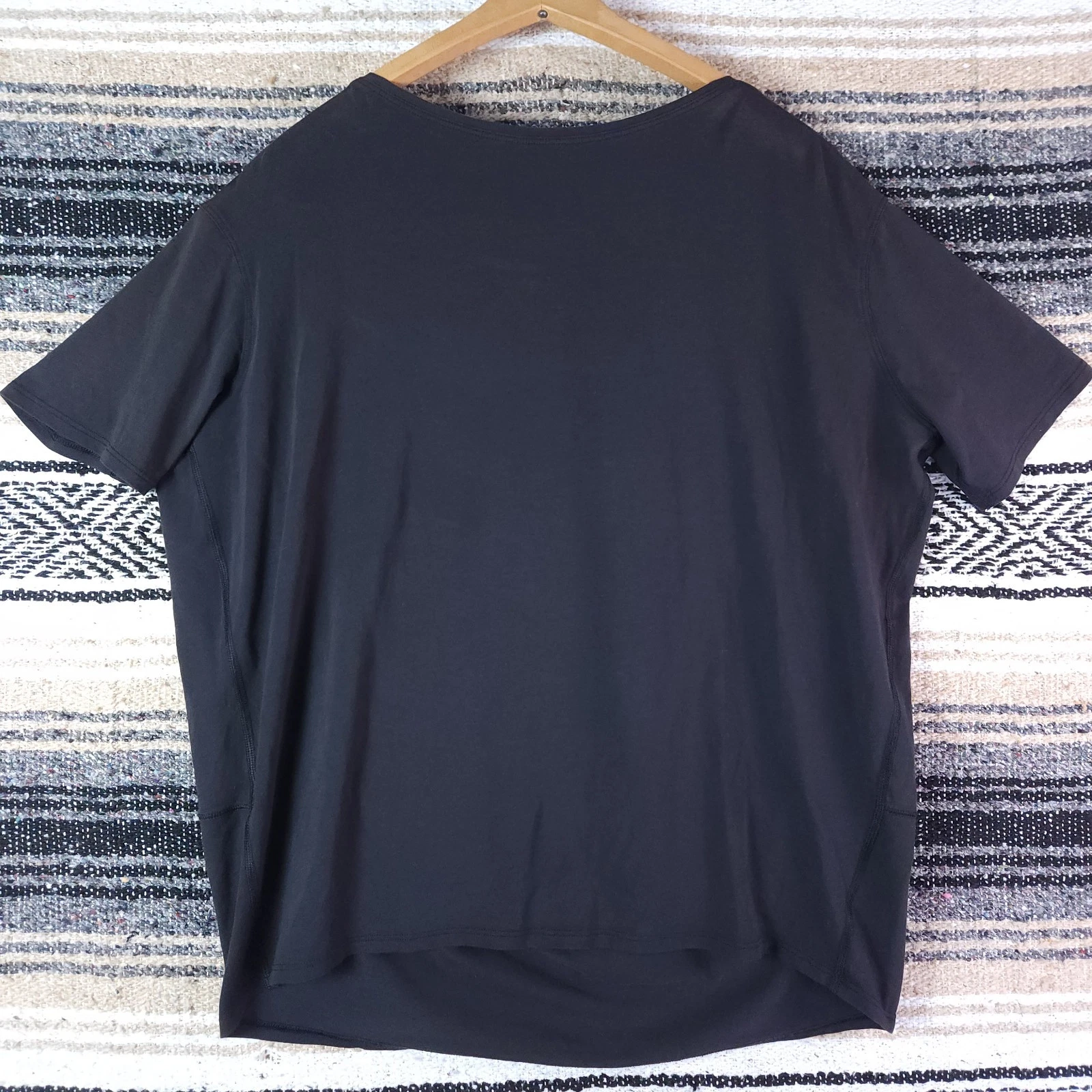 lululemon back in action short sleeve oversized shirt
