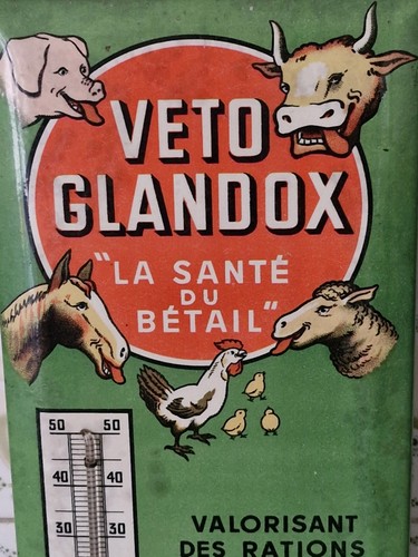 OLD THERMOMETER VETO-GLANDOX La Santé du Bétail by BENJAMIN RABIER VGC - Picture 7 of 10