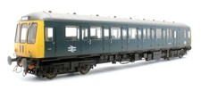 Heljan 1227 Class 122 BR Blue (Yellow Ends) Single Car DMU TDB975227 - Weathered