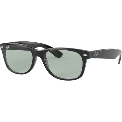 Ray-Ban Adult New Wayfarer Washed Lenses Black/Light Grey 55mm Sunglasses
