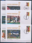 XE62413 Belgium 2000 football cup soccer FDC's used