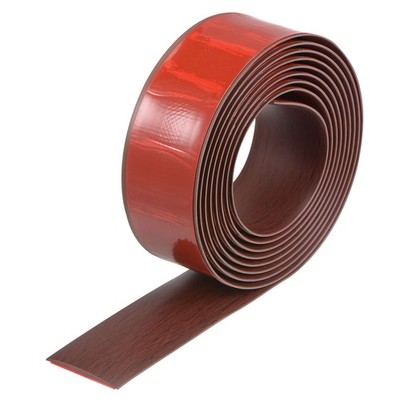 9.84Ft Door Transition Strip Self Adhesive Carpet to Tile Strip Red oak