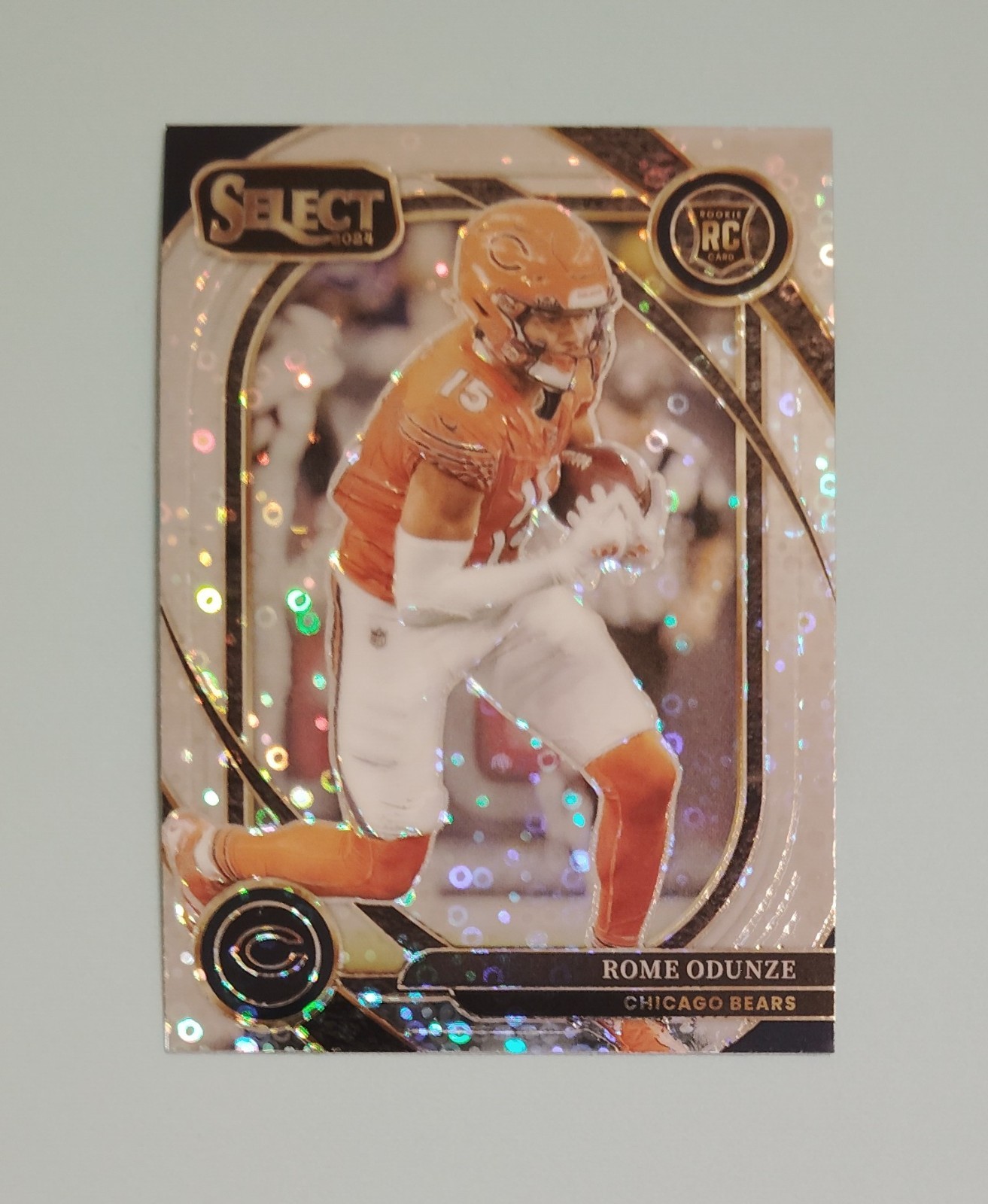 2024 Panini Select - Club Level Rome Odunze #236 Disco Prizm (RC)