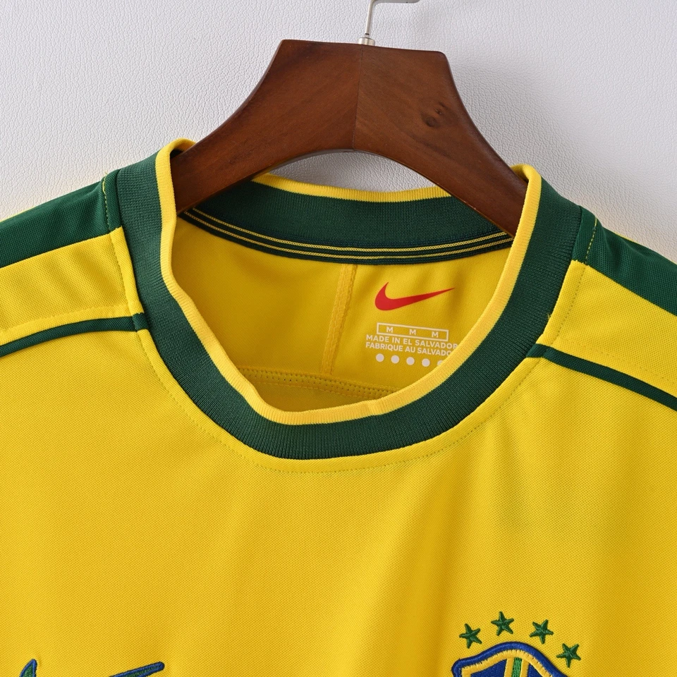 Retro Brazil 1998 World Cup Shirt - BNWT Large - Image 2 of 4