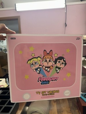 Authentic, CRYBABY × Powerpuff Girls Series-TV Set Luminous Display Container