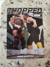 Eddie Kingston 2025 AEW Skybox Metal Universe Chopped Insert