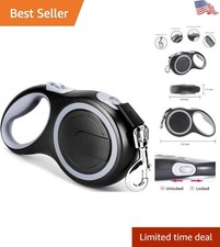 26ft Retractable Dog Leash for Medium to Large Dogs - Ultimate Control  Comfort