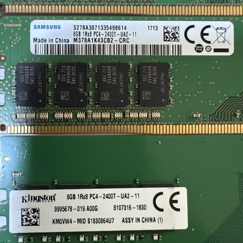 1 LOT (6 PCS) 8GB 1Rx8 PC4-2400T MEMORY HP P/N 854913-001 - Afbeelding 2 van 3