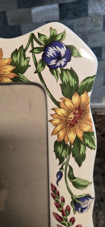 Moldura de porcelana para 8 x 10 ~ Floral vibrante Jennifer Moore - Imagem 3 de 4
