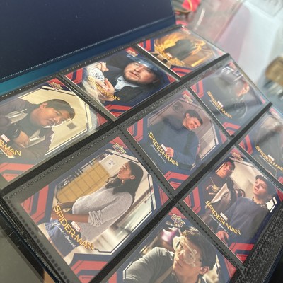 Upper Deck Marvel Spider-Man Homecoming Base Set & 3 x Chase Set im Ordner