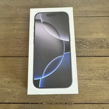 Apple iPhone 16 Pro Max Retail Box ONLY   No Phone   Black Titanium 256GB