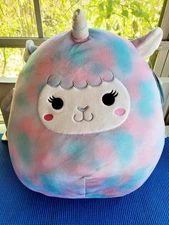 It's Squishmallows 14 Inch Winona, The Rainbow Llama Pegacorn! By Kellytoy