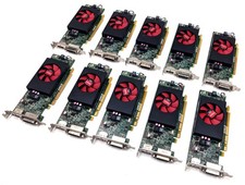 Lot of 10 Dell AMD Radeon R5 240 1GB GDDR3 DVI DP Low Profile Video Card 0F9P1R