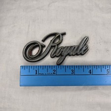 Oldsmobile Royale Oem Emblem Script Badge Vintage Delta 88 Cutlass Original Oldsmobile Royale Oem Emblem Script Badge Vintage Delta 88 Cutlass Original
