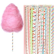 50 PCS Cotton Candy Cones 13.77 Inch inches x 0.24