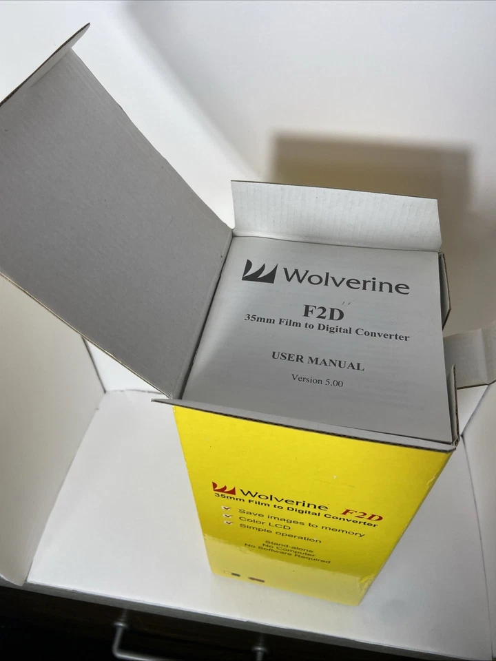 Wolverine Data F2D F2D200 Slide & Film Scanner No Software Needed New In Box - Image 3 of 4