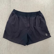 VINTAGE Nike Challenge Court Tennis Shorts Adult XL Blue Andre Pockets Mens 90s
