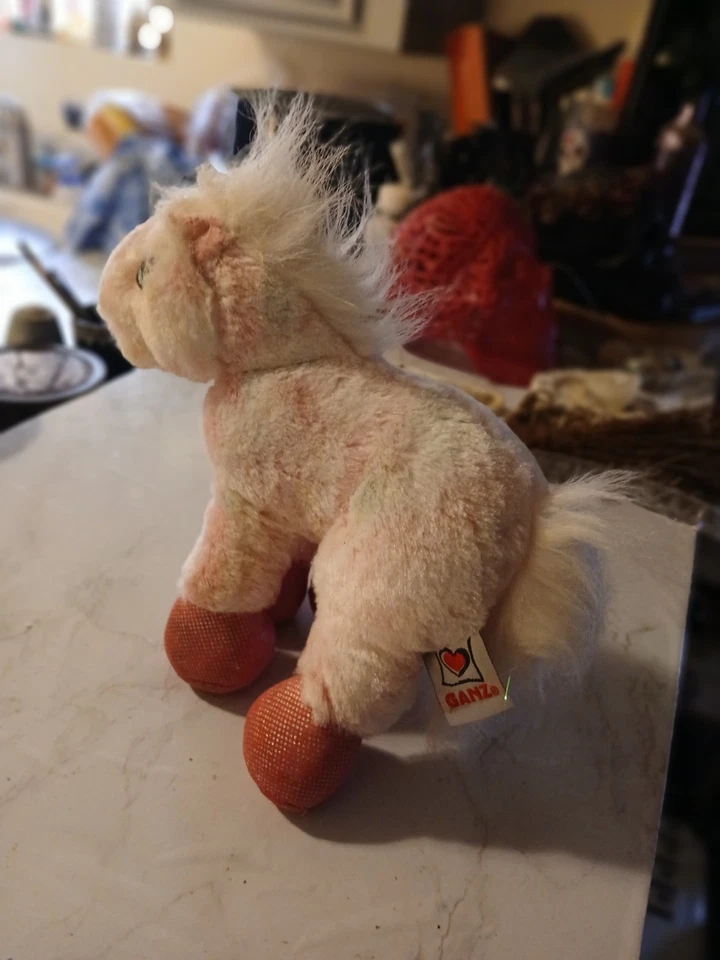 Ganz Webkinz Pink Pony HM117 Stuffed/Plush No Code 8 inches - Image 3 of 4