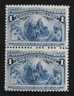 CKStamps: US Stamps Collection Scott#230 1c Columbian Mint NH OG