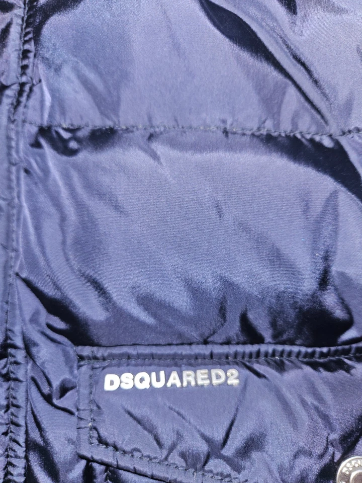 Dsquared2  Winterjacke Daunenjacke Wind 152 / 12 grün blau Junge Parka - Bild 2 von 4