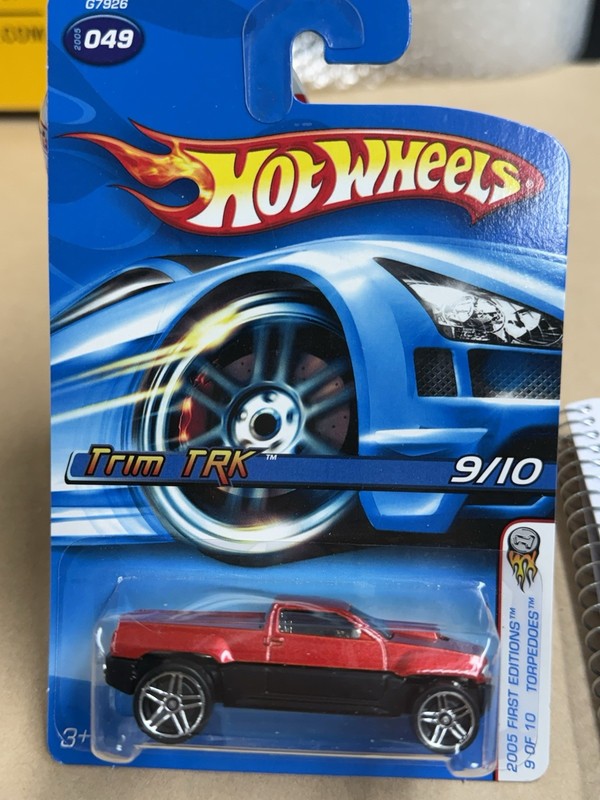 Hot Wheels 2005 First Editions #049 - Torpedoes - Trim Trk - Red