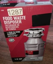 ACE/In-Sink-Erator Food Waste Disposer Model 1000, 1/3 HP   