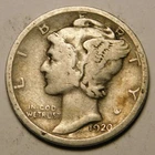 1920 S Mercury Dime 90% Silver VG-F  "Actual Coin Pictured - Not Cleaned"